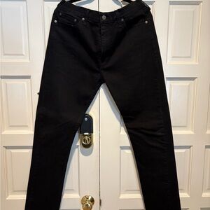 Men's Levi’s Black slim Jeans 510  washed and worn once. Size 36/34